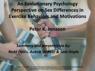 Summary and presentation by: Redd Davis, Aubrie DeBear &amp; Sam Doyle