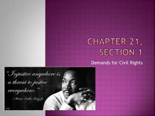 Chapter 21, Section 1