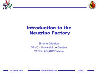 Introduction to the Neutrino Factory