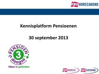 Kennisplatform Pensioenen 30 september 2013