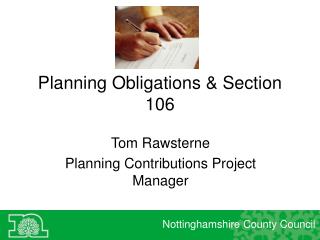 Planning Obligations &amp; Section 106