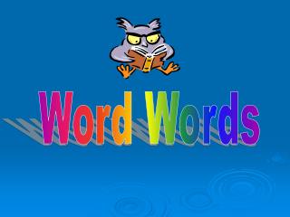 Word Words