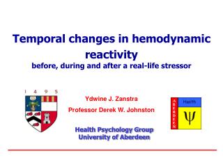 Temporal changes in hemodynamic reactivity before, during and after a real-life stressor