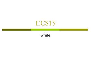 ECS15