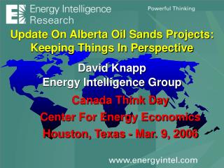Update On Alberta Oil Sands Projects: Keeping Things In Perspective