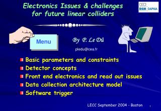 Electronics Issues &amp; challenges for future linear colliders