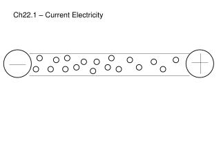 Ch22.1 – Current Electricity