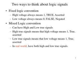 Two ways to think about logic signals