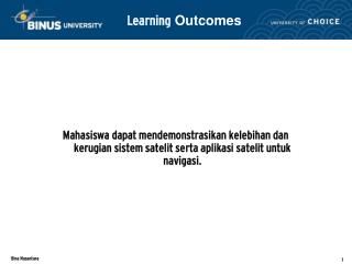 Learning Outcomes