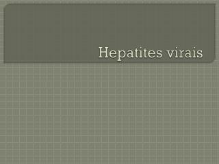 Hepatites virais