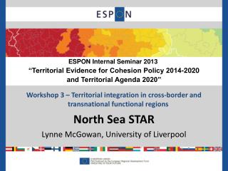 Workshop 3 – Territorial integration in cross-border and transnational functional regions