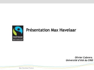Fairtrade-Max Havelaar
