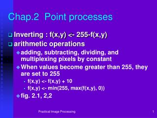 Chap.2 Point processes
