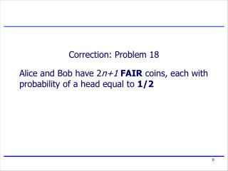 Correction: Problem 18