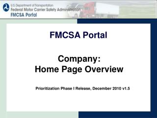 Company: Home Page Overview
