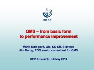 QMS – from basic form to performance improvement