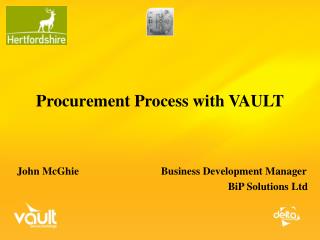 Procurement Process with VAULT