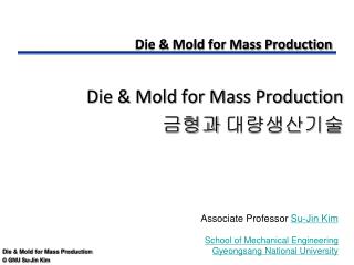 Die &amp; Mold for Mass Production