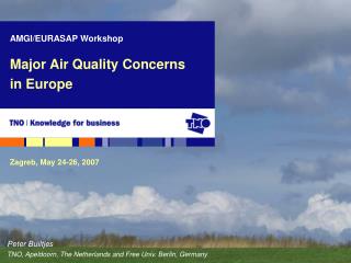 Major Air Quality Concerns in Europe