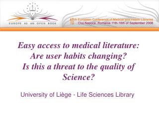 University of Liège - Life Sciences Library