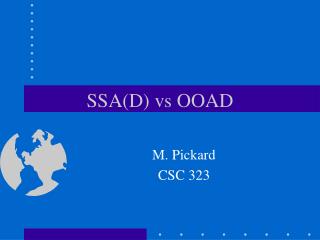 SSA(D) vs OOAD