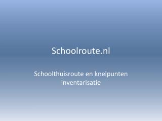 Schoolroute.nl