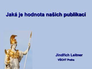 Jindřich Leitner VŠCHT Praha