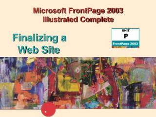 Microsoft FrontPage 2003 Illustrated Complete