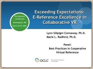 Exceeding Expectations: E-Reference Excellence in Collaborative VR