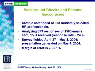 Background Checks and Resume Inaccuracies