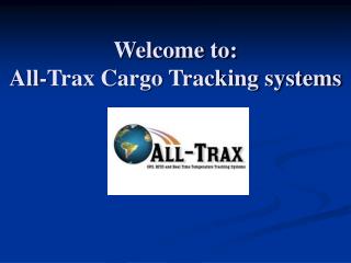 Welcome to: All-Trax Cargo Tracking systems