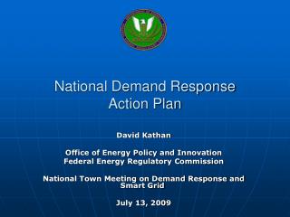 National Demand Response Action Plan