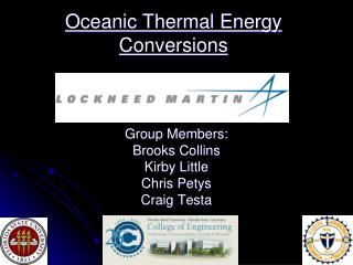 Oceanic Thermal Energy Conversions