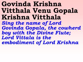 Old 625_New 688 Govinda Krishna Vitthala