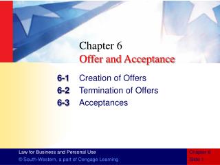 Chapter 6 Offer and Acceptance