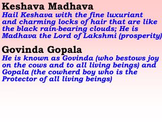 Old 649_New 766 Keshava Madhava Govinda Gopala