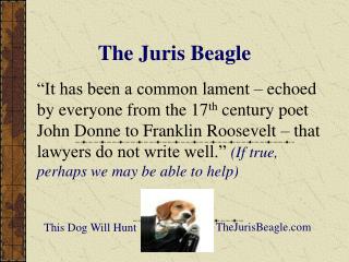 The Juris Beagle