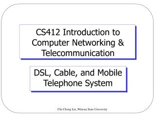 CS412 Introduction to Computer Networking &amp; Telecommunication