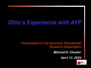 Ohio’s Experience with AYP