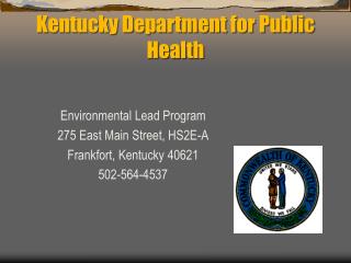 Kentucky Department for Public Health