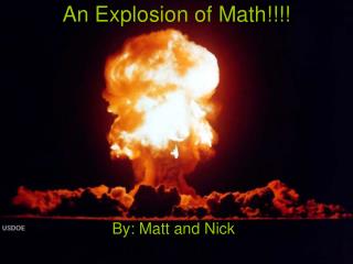 An Explosion of Math!!!!
