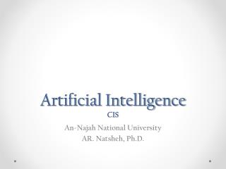 Artificial Intelligence CIS