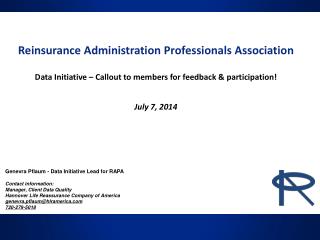 Reinsurance Administration Professionals Association