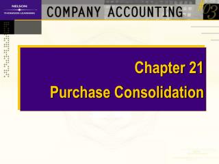 Chapter 21 Purchase Consolidation