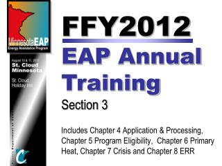 FFY2012 EAP Annual Training Section 3