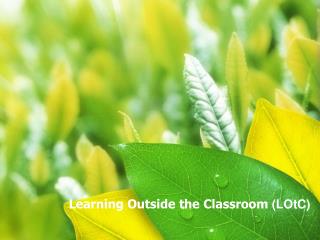 Learning Outside the Classroom (LOtC)