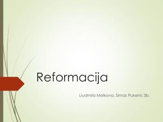 Reformacija