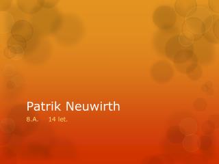 Patrik Neuwirth