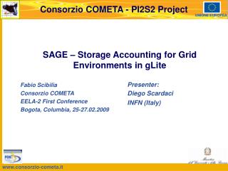 SAGE – Storage Accounting for Grid Environments in gLite
