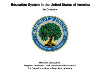 Education System in the United States of America